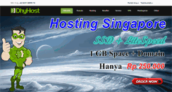 Desktop Screenshot of dhyhost.com